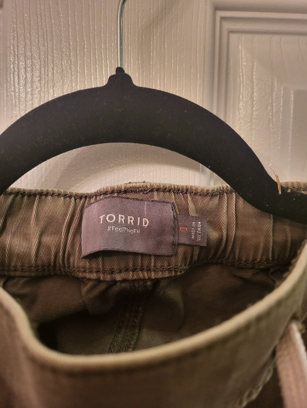 Torrid Olive Drawstring  Pants - Picture 3 of 3
